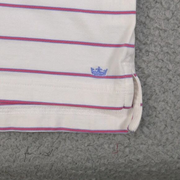 Peter Millar Seaside Wash Golf Polo Shirt Mens XL Pink Blue Stretch Pocket - Picture 1 of 11